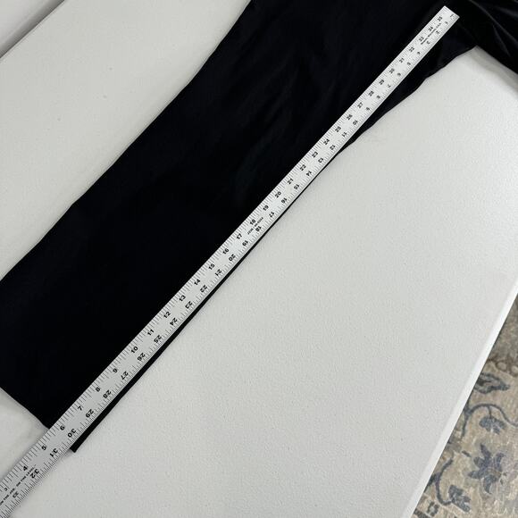 NIC+ZOE Pants Womens 14 Black Pull On Straight Slimming Trouser Office Travel - Picture 9 of 10